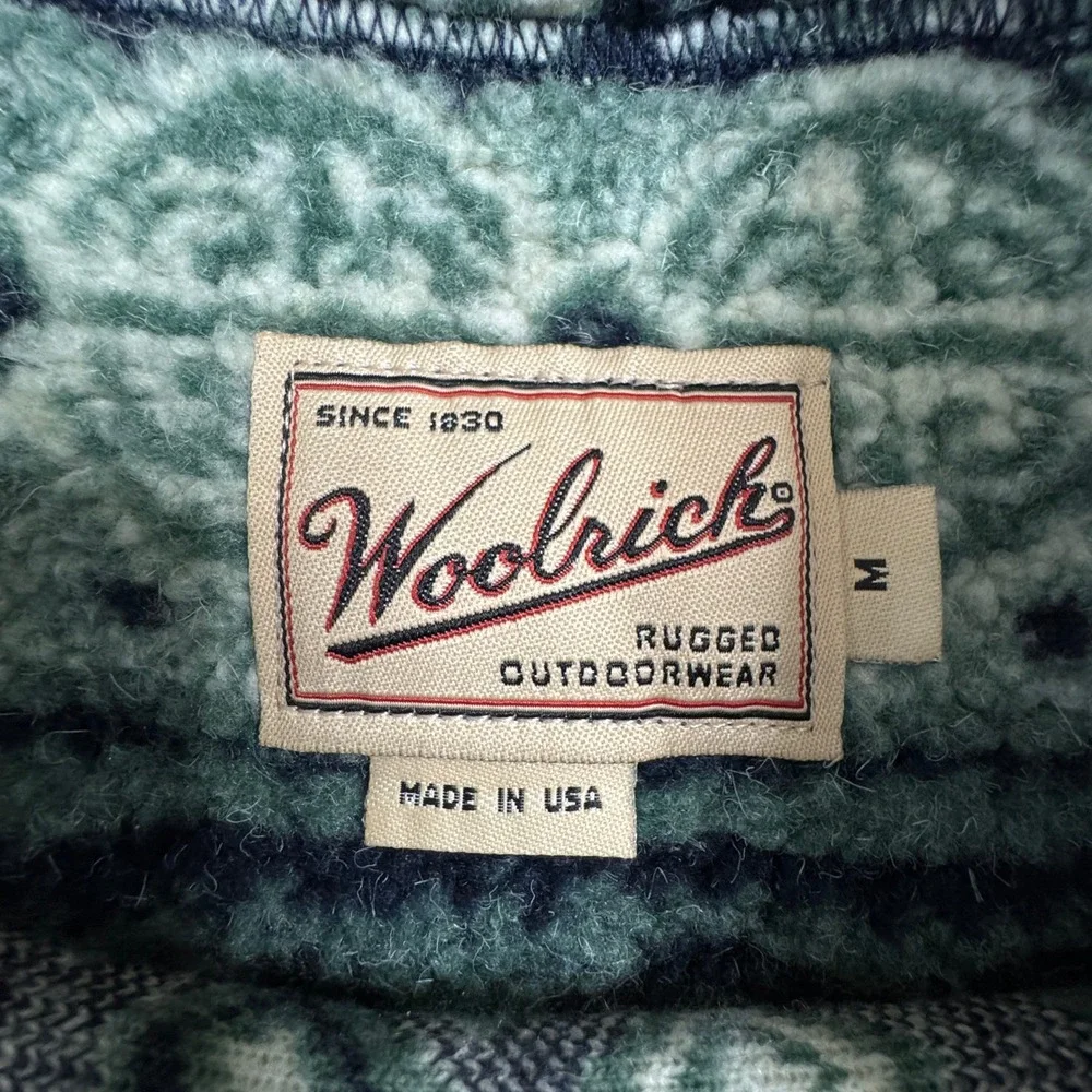 Vintage Woolrich‎ Berber Fuzzy Sweater Halifax Tunic Size Medium Made in USA